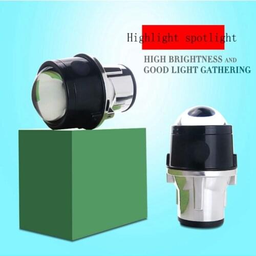 Universal external 2.5 bifocal lens blue film 3.0 inch fisheye low beam high beam xenon ballast anti-fog lamp assembly