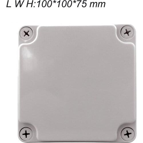 100*100*75mm outdoor waterproof junction box ABS plastic boxes sealed box plastic junction box enclosure