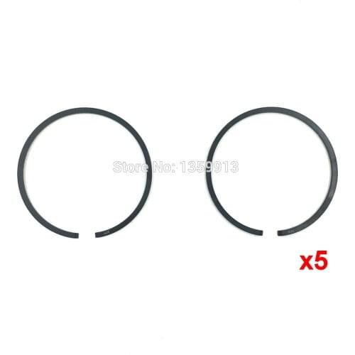 5pcs 41.1mm Piston Ring for Partner 350 351 370 350 Chainsaw Engine Cylinder Parts