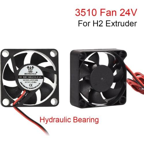 BIGTREETECH 3510 Fan 24V Hydraulic Bearing 35x35x10MM Cooling Mini Fan For H2 Extruder VS 3010 Fan V6 Extruder 3D Printer Parts