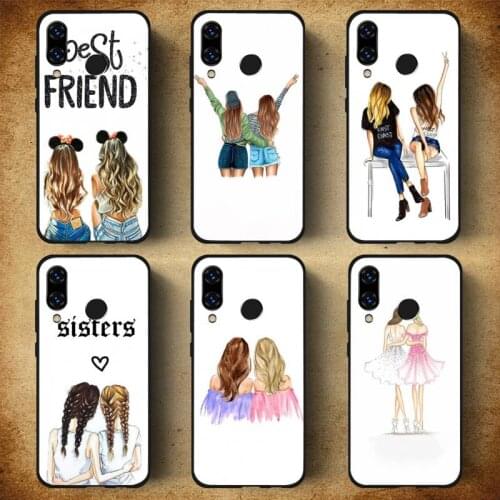 Best Friends Forever BFF Phone Case For Huawei Honor 7C 7A 8X 8A 9 10 10i Lite 20 NOVA 3i 3e