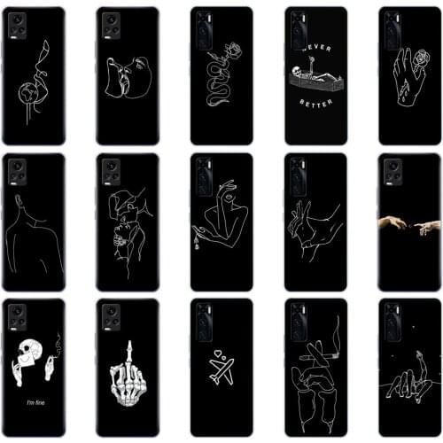 For Vivo V20 SE Case For Vivo V20 2020 Case Soft TPU Silicon Back Phone Cover On VivoV20 VivoV20SE V20SE V 20 6.44''Capa Bumper