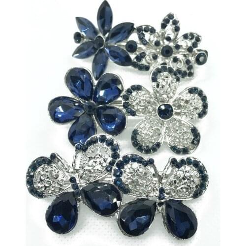 Four-leaf Herstyle Hairstyle Bridal Ball Crown Wedding Party Accessories Hair Accessories Comb Princess Crystal Headdress Crown