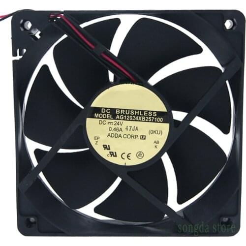 AG12024XB257100 12025 12CM 24V 0.46A high air volume electric welding machine cooling fan