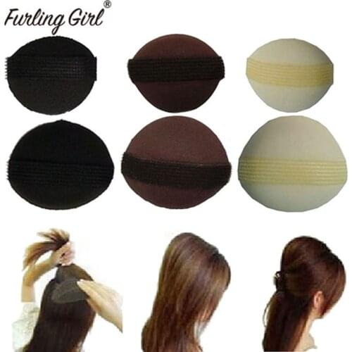 Furling Girl 1 Pair/Lot Hot Sales Sponge Hair Maker Styling Hair Base Bump Styling Insert Tool Volume Hair Accessories