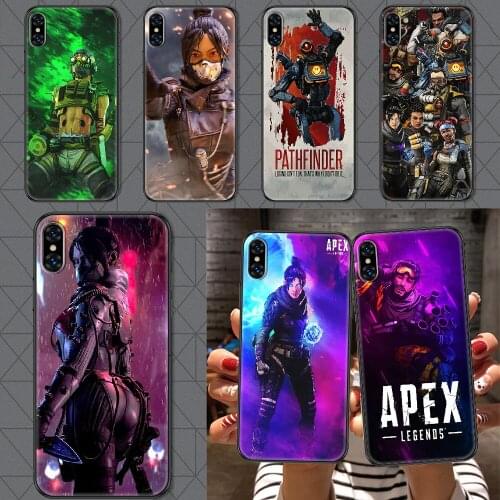 Game Apex Legends Phone Case Cover Hull For iphone 5 5s se 2 6 6s 7 8 12 mini plus X XS XR 11 PRO MAX black art cell cover