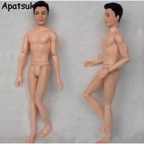 30cm 14 Moveable Jointed Doll Ken Male MAN Naked Body Boyfriend Prince Nude Doll DIY Learning Toy For Children Toy Doll Body