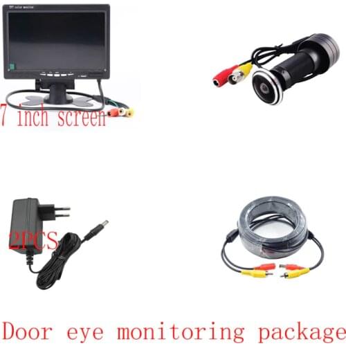 Mini Home Video Peephole Door Hole Camera 800TVL HD Door Eye CCTV Security Camera Home security door cameras