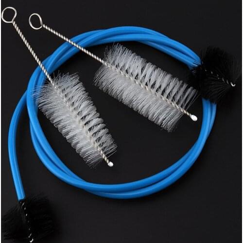 3pcs/lot Instrument Cleaning Set Trumpet Ceaning Brush with Mouth Brush and Rope Brush for Wind Instrument Accessories Hot