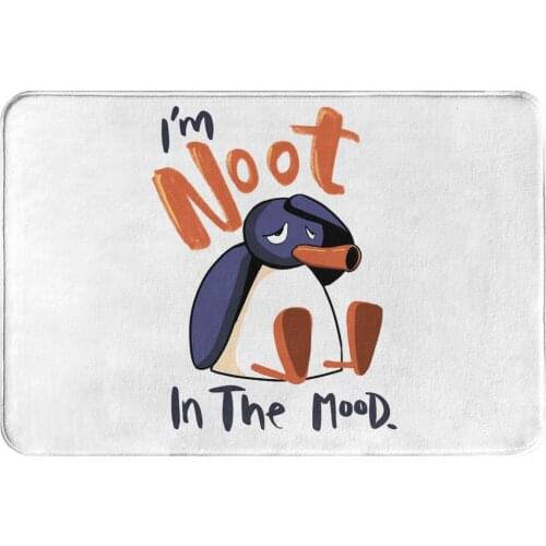 Pingu Pinga Penguin TV Non-slip Doormat NOOT In The Mood Living Room Kitchen Mat Outdoor Carpet Home Pattern Decor