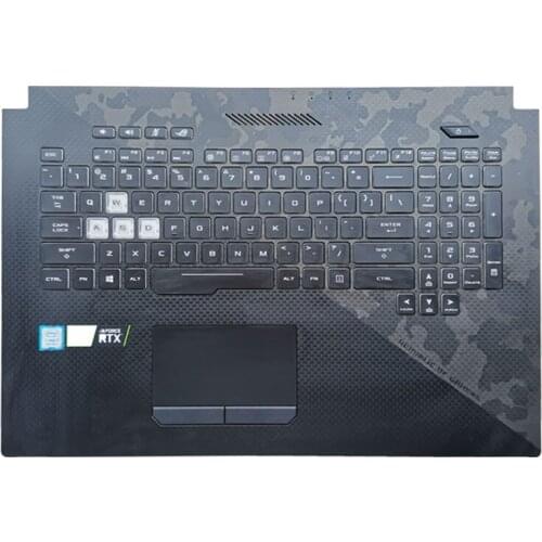 New original For ASUS ROG GL704 Gamer Kingdom Ice Blade 3 Gun God 2 S7CM GL704GM RO keyboard with c shell