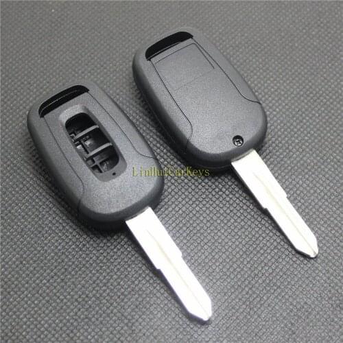 PINECONE for CHEVROLET CAPTIVA Key Shell 3 Buttons Uncut Brass Blade Remote Blank Key Replace ABS Key Case Cover 1Pc