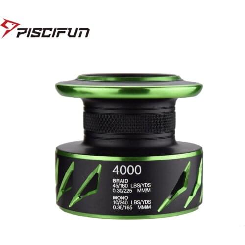 Piscifun Spare Spool for Viper II Spinning Reel 1000 2000 Shallow Light Spool 3000 4000 Standard Deep Spool Fishing Tackle
