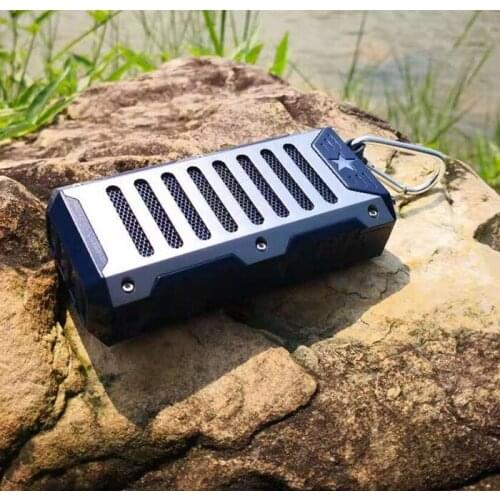 Stereo Portable BT Subwoofer Outdoor Speaker With Light Wireless Bluetooth Solid Audio Large Capacity Three Defenses RHX T9