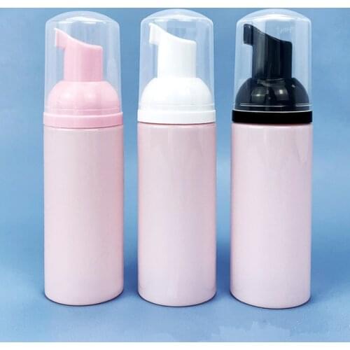 24PCS 30ML 60ML Foam Bottle Empty Pump Pink Bottle Lotion shampoo Dispenser Hot koop Refillable Bottles