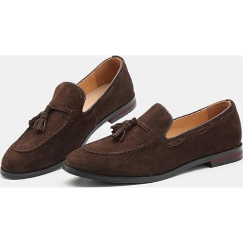 Plus Size 37-48 men casual shoes designer fashion elgant luxury autumn footwear leather Social slip on Loafers men