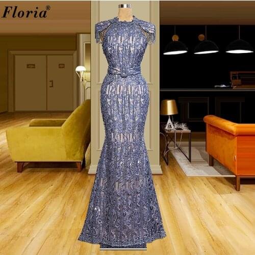 Plus Size Vintage Celebrity Dresses Long Beads Red Carpet Dresses Evening Wear Haute Couture Wedding Party Abiti Da Cerimonia