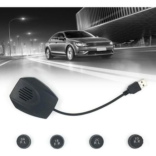 TPMS Android USB Navigation Tire Detection System Wireless External Detector With External Sensors Real-time Alerts