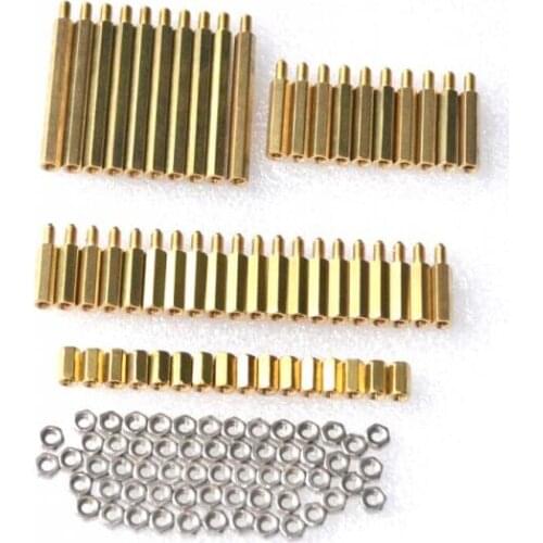 Essential copper M3 pillars + nut pack for freescale smart car Hot sale