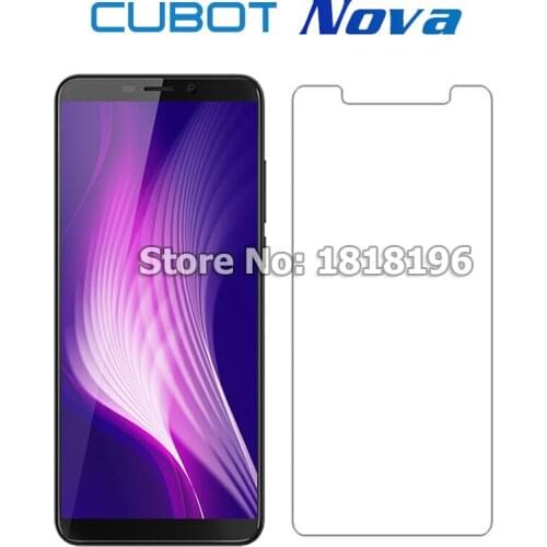 For Cubot Nova 4G Tempered Glass High Quality 9H Protective Smartphone LCD Film Case for Cubot Nova 2018 Screen Protector Cover