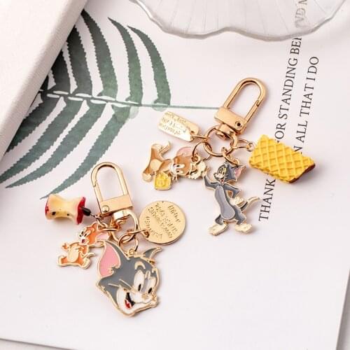 10pcs/Lot Alloy Metal Cartoon Charms Keychain Bag Ornament Accessorry Souvenir Birthday Party Take-home Favor Gifts