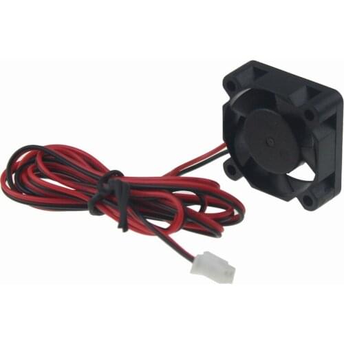 2 Pcs Gdstime 30mm x 10mm DC 12V Dual Ball Bearing Small 3D Printer Cooling Fan 30x30x10mm 1M Cable Wire