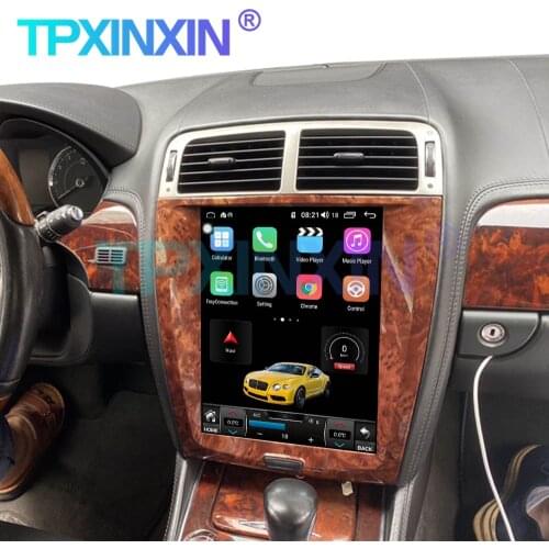 128G Android 11.0 Carplay For Jaguar XK XKR 2007-2015 DSP Tesla Style Car Radio Screen GPS Navigation Multimedia Player Headunit