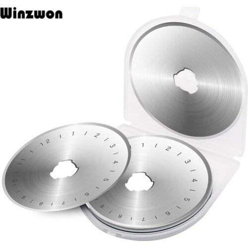 5Pcs 28/45mm Rotary Cutter Blades Sharp Leather Blade Replacement Blade Fits For OLFA Fiskars DAFA Truecut Cutter Patchwork Tool