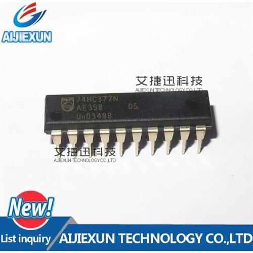 5Pcs 74HC377N DIP-20 Flip Flops New and original