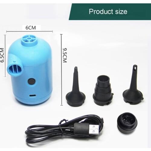 5V 2A USB Powered Air Inflator Pump Air Filling Compressor With Nozzles for Balloon Swimming lifebuoy Inflatable My12 21