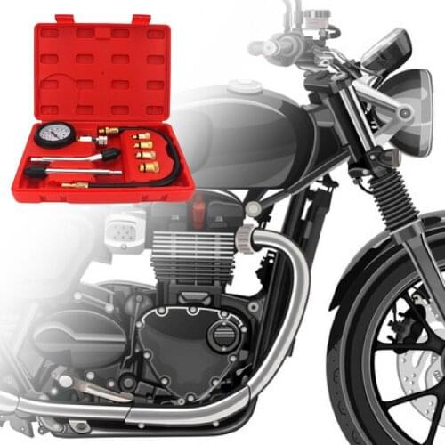 8Pcs/Set Universal Multifunctional Car Motor Engine Cylinder Pressure Compression Tester Gauge Tool