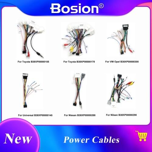 Car Audio Radio Player 16PIN Android Power Calbe Adapter For Toyota Camry/Corolla/RAV4 Media Wiring Harness