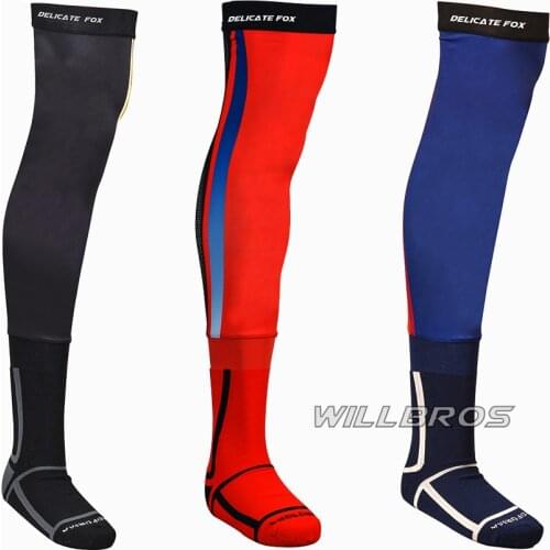 Delicate Fox Linc Knee Brace Stocking Motocross Sock Downhill Bike Offroad Motorcycle Riding Mountain Bicycle Cycling