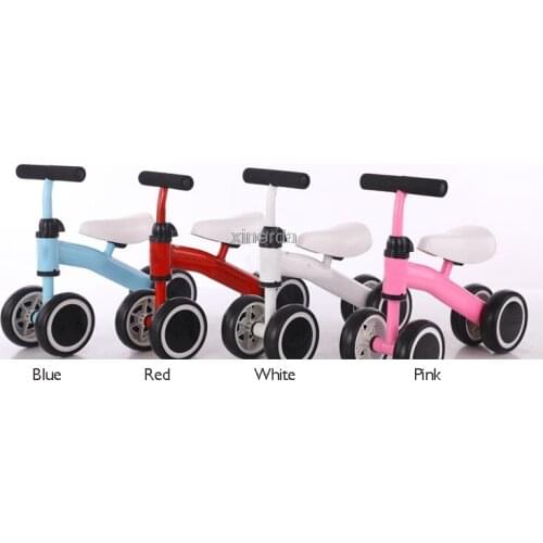 Baby Balance Bike Walker Kids Ride on Toy Gift for 1-3 Years old Children for Learning Walk Scooter 4 Wheel Titanium Steel Frame