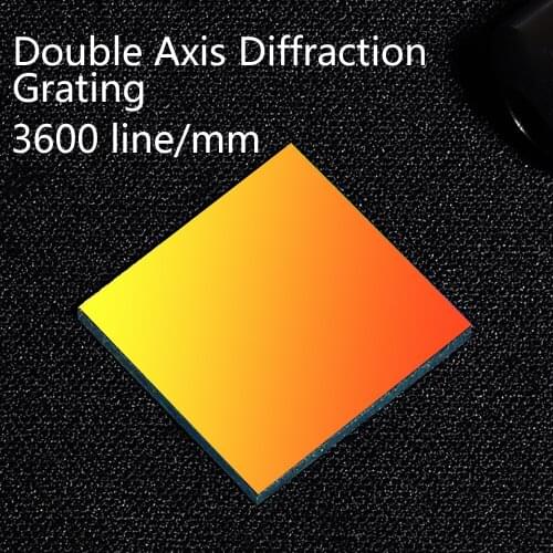 Double axis diffraction grating 3600 lines 1mm orthogonal Original inscription teaching experiment Spectroscopic spectroscopy