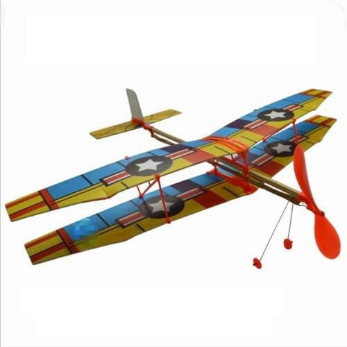 Tensible motor Airplane Inertial Foam Glider Aircraft Toy PBiplane Model Outdoor Toy Educational Toys