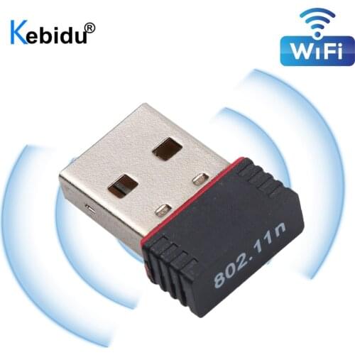 Kebidu Mini 150Mbps USB WiFi Wireless Adapter 150M Network LAN Card 802.11 ngb Chip REALTEK