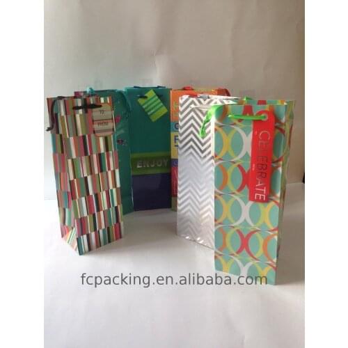 Chinese wholesale elegant custom red wine bottle carry bag christmas felt wine gift bag