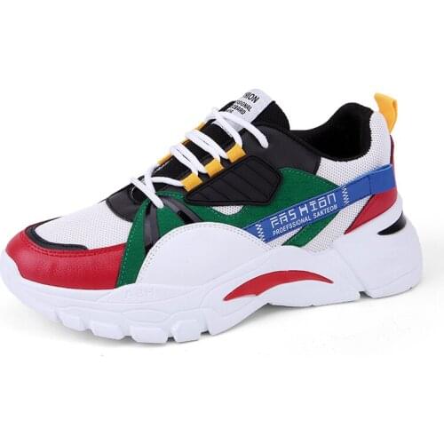 Fashion Platform Mens Casual Shoes Mans Walking Shoes Male Outdoor Sport Sneakers Lace-up Comfortable Trend Zapatilla Hombre