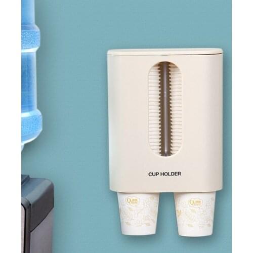 Disposable Automatic Paper Cup Dispenser, Wall Mount Special Offer, Cup Storage Rack And Container With Draw Cup Holder Dropship