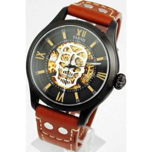 Parnis Sapphire glass 45mm pvd steel Case Miyota Automatic Movement Mens Watch 1805