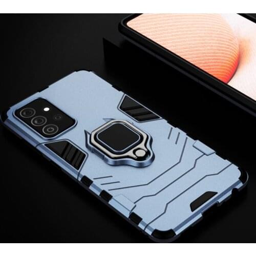 For Samsung A72 Case A725F Shockproof Combo Ring Holder Case for Samsung Galaxy A72 4G Case TPU A 72 2021 6.7'' Protective Coque