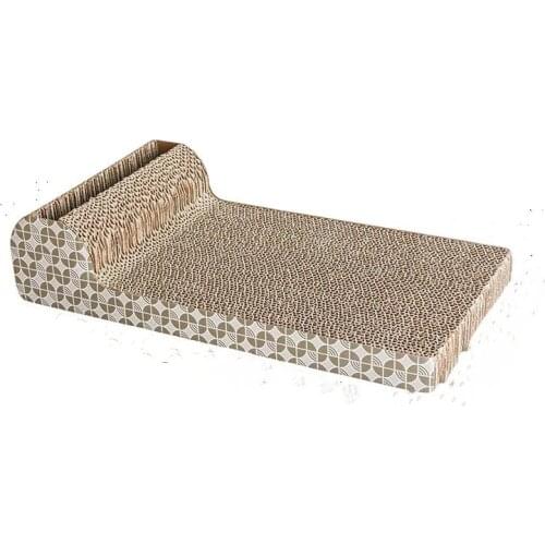 Cat Scratching Scratcher with Catnip Corrugated Paper Scratch Board Scratch Pad for Kitten Pet Products Balls Toys