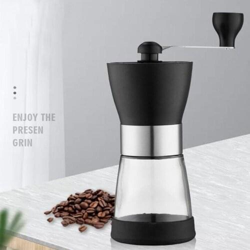 Hand Grinder Manual Coffee Grinder Washable Coffee Machine Hand Coffee Bean Grinder Ceramic Grinding Core with Sealed Pot