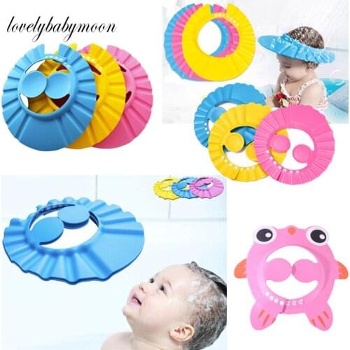 Baby Shower Cap Veilige Shampoo Douche Baden Bad Protect Soft Cap Hoed Voor Baby Wash Hair Shield Bebes Kinderen Baden Douche