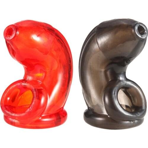 Silicone Male Scrotal Binding Cock Ring Penis Ring Sex Toy Prevent Erection Penis Ring Chastity Cage Sex Toys for Men Lock Penis