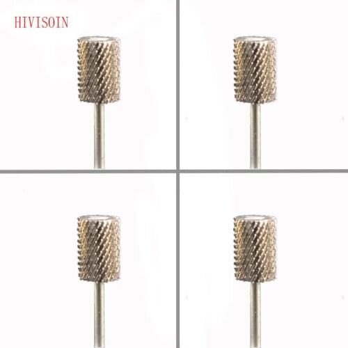 HIVISOIN Carbide Nail Drill Bit - Big Barrel Bit M (Silver)