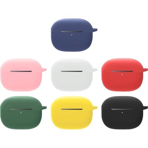 Protective Housings Case with Keychain for FlipBuds Pro Earbuds Charging Case Silicone Skin Cover Accessories Anti-dust