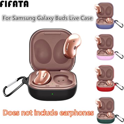 FIFATA Protector Cover For Samsung Galaxy Buds Live Earphone Case TPU Shell Silicone Protect Box For Samsung Buds Live Headset