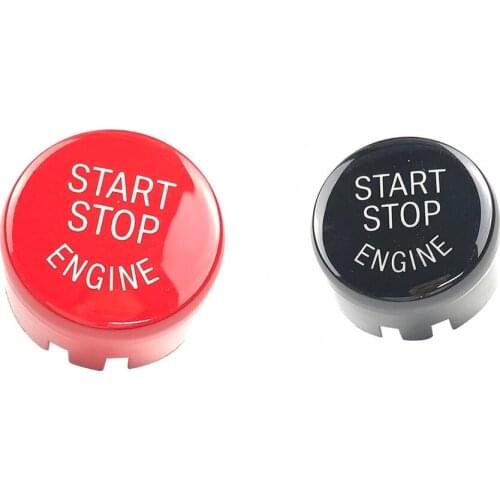 0.98'' Engine Start Stop Button Cover For BMW F/G Chassis Red+Black